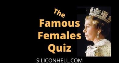 The fabulous females quiz. Questions about amazing ladies