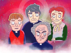 FP father ted illustration by ed clews